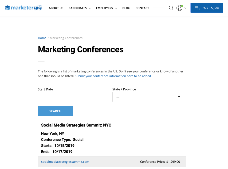 marketing conferences